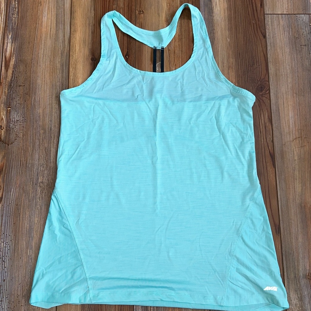 Avia size medium teal t-back, work-out top